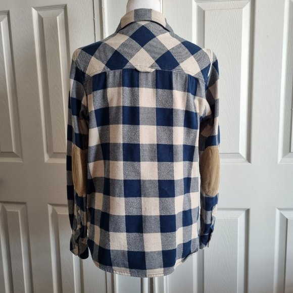 Roots Park Plaid Long Sleeve Shirt Size S - Picture 11 of 11